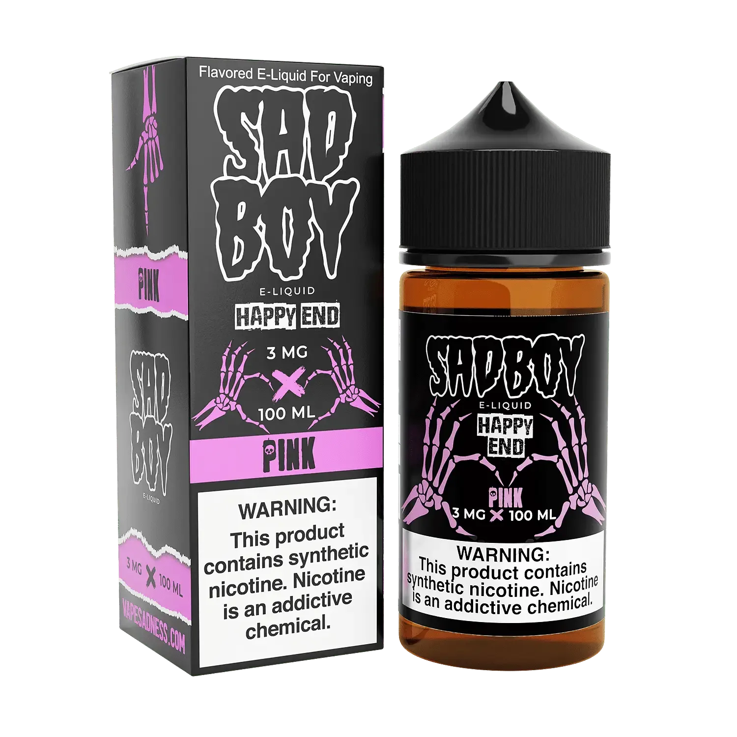 SADBOY E-Liquid – Pink 100ML – Happy End Series