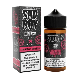SADBOY E-Liquid – Strawberry Cheesecake 100ML – Cake Line Series