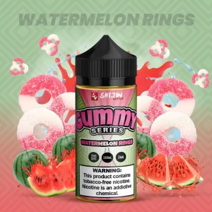Shijin Gummy Series Watermelon Rings Vape e-Liquid 100mL