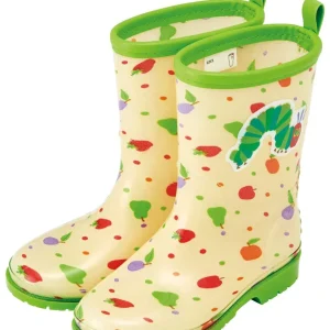 Skater Kids Rain Boots 18Cm Reflective Tape Very Hungry Caterpillar Design