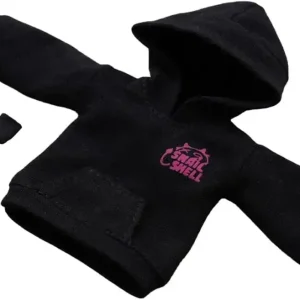 Snail Shell Devils Whisper Printed Hoodie Set Black 1/10-1/12