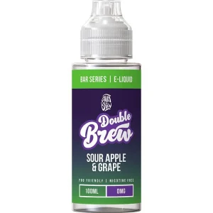 Sour apple & grape Double Brew e-liquid 100ml