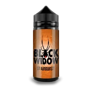 STARBURST 100ML E LIQUID BLACK WIDOW