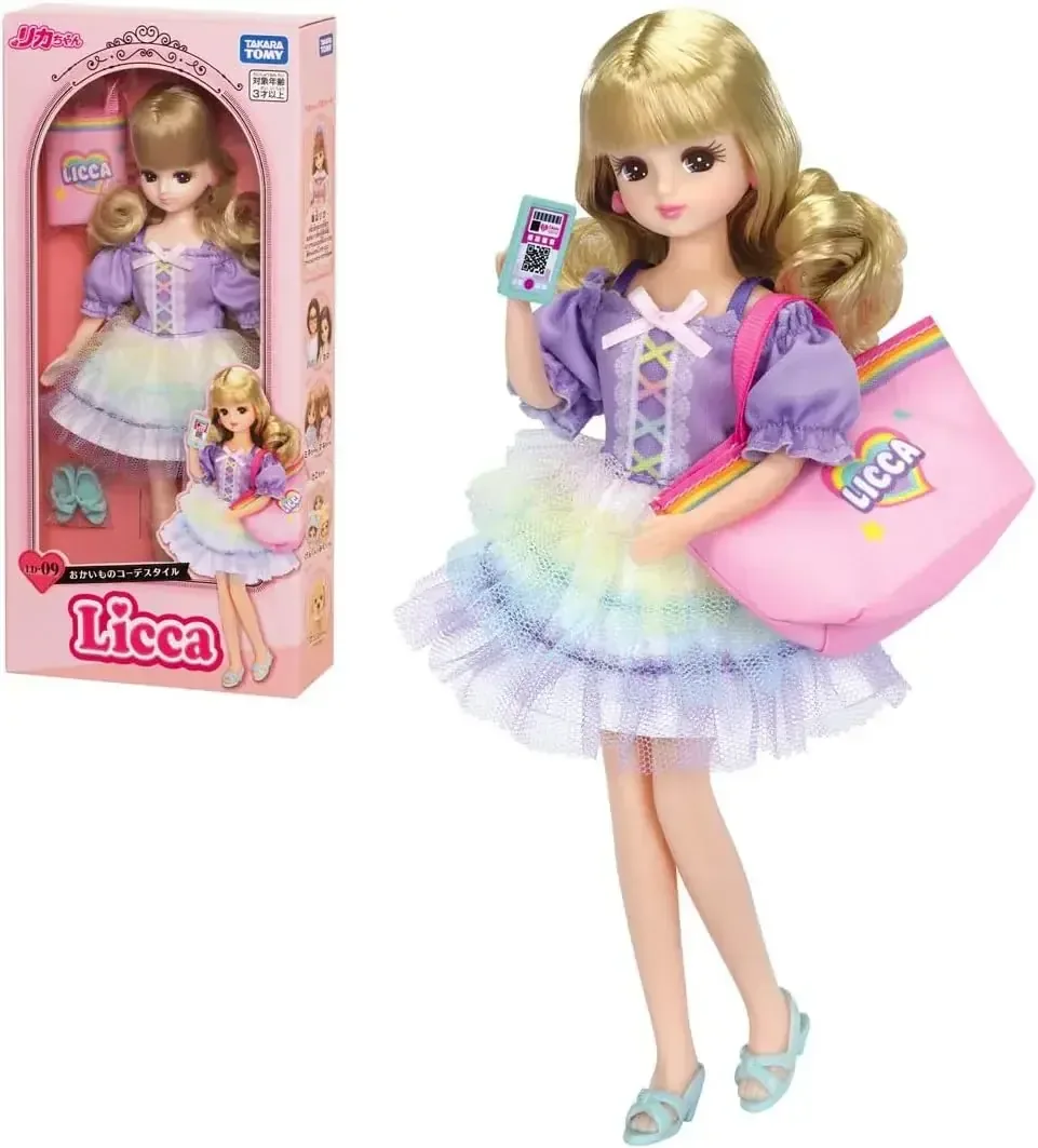 Takara Tomy Licca-chan Doll Pastel Shopping Outfit, 3+ Years