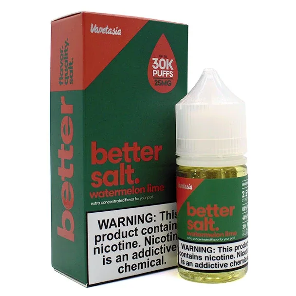 Watermelon Lime - 25mg - Better Salt By Vapetasia - 30ml