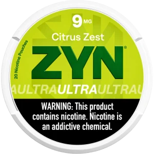 ZYN Ultra Citrus Zest Nicotine Pouches (5 Pack)